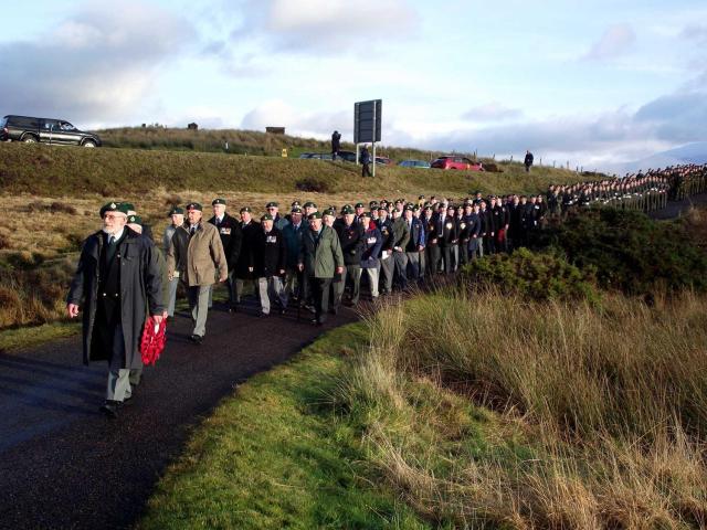 Service at the Commando Memorial, Spean Bridge - 3