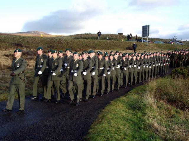 Service at the Commando Memorial, Spean Bridge - 7