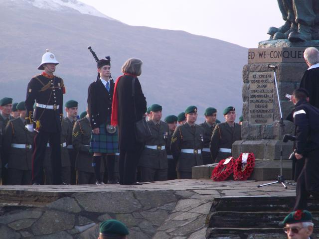 Service at the Commando Memorial, Spean Bridge - 34