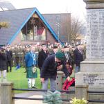 Billy Moore, No5 Cdo, lays the Wreath