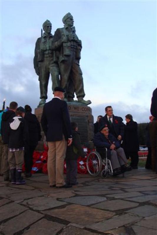 After the service at the Commando Memorial - 3