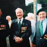 Reg Harmer DCM, George Dove, Len Mitchell