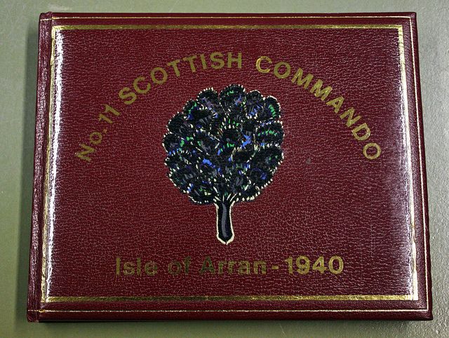 No.11 Scottish Commando visitors book