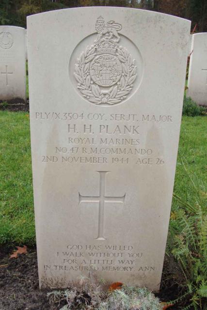 Company Sergeant Major Harold Plank