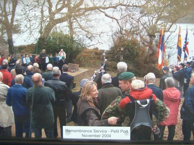 Operation Hardtack 28 Memorial Service, Petit Port, Trinity, Jersey.  2004