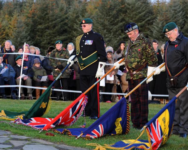 Service at the Commando Memorial, Spean Bridge - 19