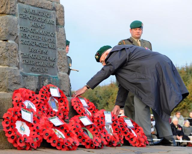 Service at the Commando Memorial, Spean Bridge - 30