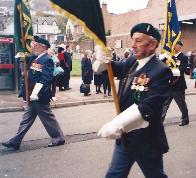 Geoff Barmby and others Fort William Rememberance Service.