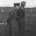 Brig. Charles Haydon, Commander of the 'SS'(Special Service) Bde., and Lieut. Tom Peyton, c.1941