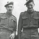 RQMS Sandy Seaton and RSM Alan Moss, No.2 Cdo., Inveraray, on the Ulster Monarch Jun'41.