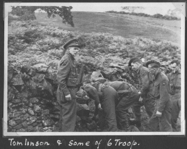 Tomlinson and some of 6 troop No.2 Commando.