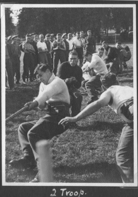 Some of 2 Troop No.2 Cdo. at a sports event Sept.1941