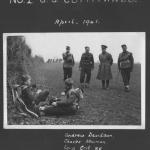 Lt. Davidson, Lt. Col. Newman, Lord Gort VC, Major Copland, No.2 Commando 1941
