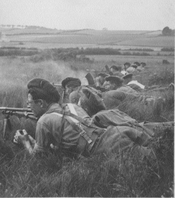 Bren Gun training Dumfries 1941