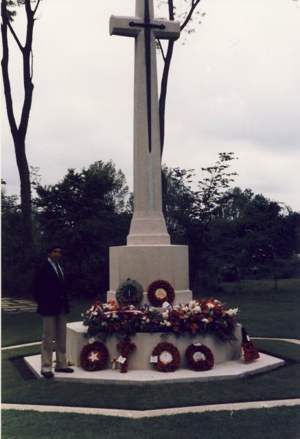 Bill Britnell at memorial