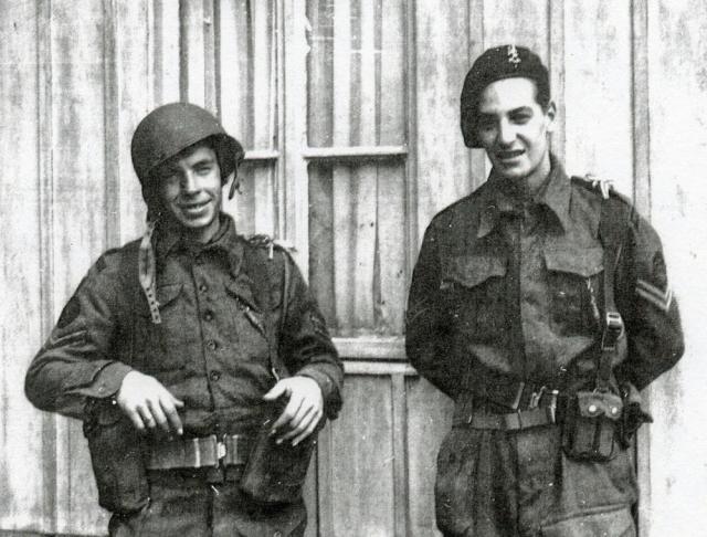 Kloezeman and Bill Knijff, 10IA Dutch Commandos 1944 Nijmegen