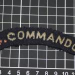 No.4 Commando shoulder title-woven