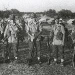 Nick J de Koning, Cpl  Ubels, Lt Knottenbelt, Sgt Wim van der Veer, Rudy Blatt, 10IA 2 Dutch troop in India 1944.
