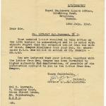 Royal Engineers letter to family dated 16th July 42