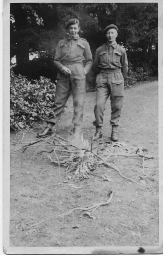 Bill Timmer and Cpl G. Ubels, No.10IA  Cdo. 2 'Dutch' troop