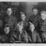 Bill Timmer (back row 2nd right) and friends