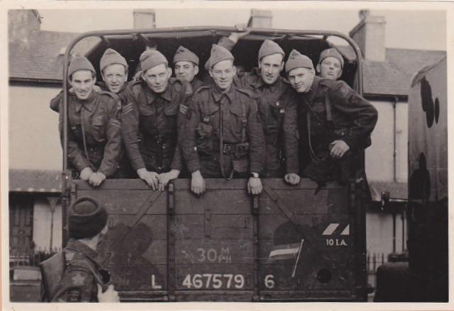 Some of  No.10IA Cdo.2 'Dutch' Troop on way to a weapons demonstration