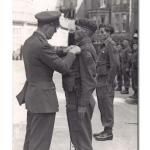 HRH Prince Bernhard and Niek J. de Koning of No.10IA Cdo., 2 'Dutch' troop