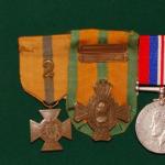 Photo and medals of Cpl. Jan van der Linde