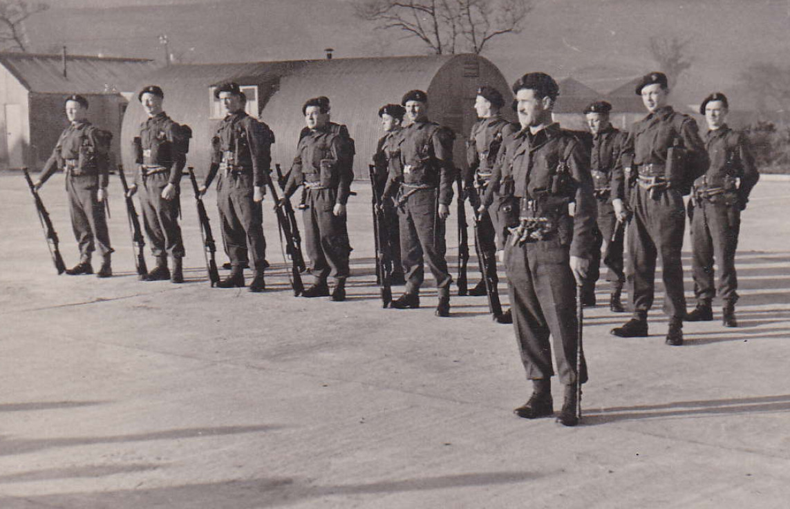 Lt Ruys van Dugteren and some of No 2 Dutch Troop  Porthmadog