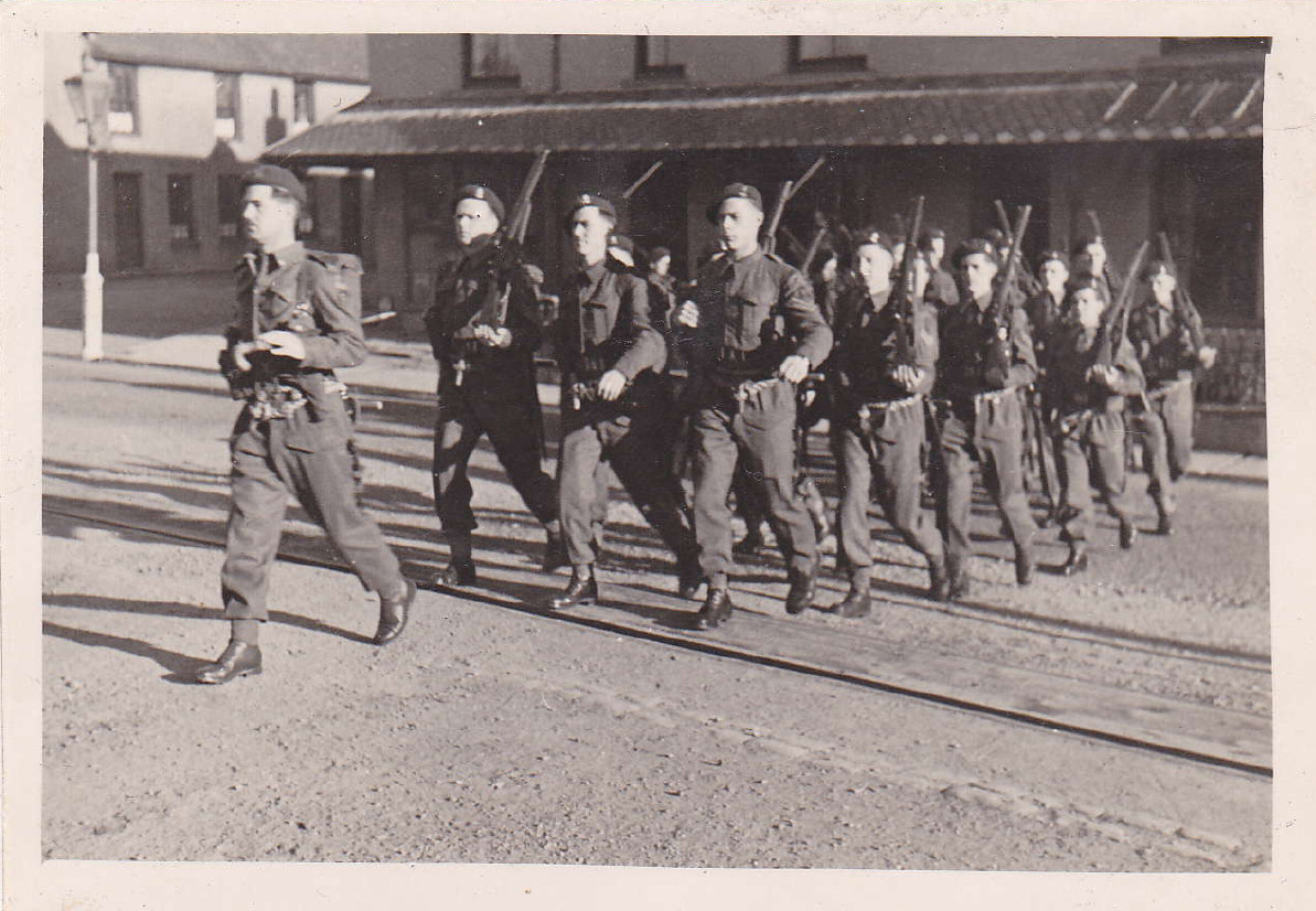 Section of No 2 Dutch Troop led by Lt Ruys van Dugteren, Porthmadog 11/3/1943.