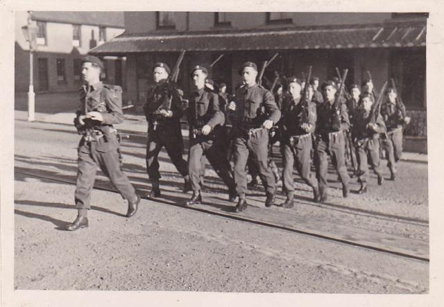 Section of No 2 Dutch Troop led by Lt Ruys van Dugteren, Porthmadog 11/3/1943.