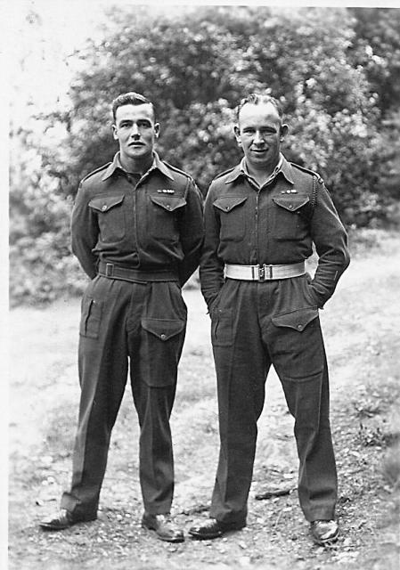 Alex McKenzie (left) and Joe Nixon. No.9 Commando