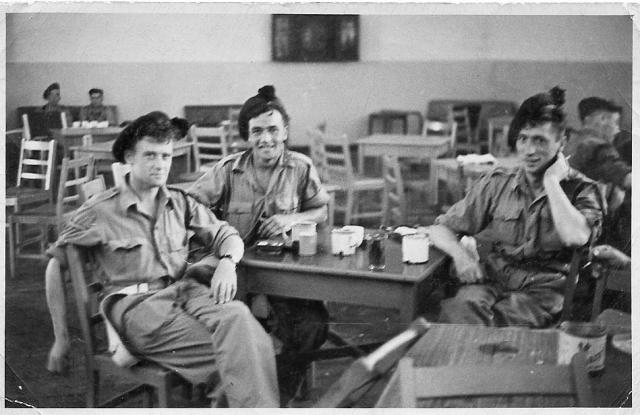 Graham Douglas, Alex McKenzie, and Tommy 'Paddy' Sleith. No.9 Commando.