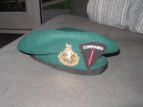 Green Beret of Sgt John Fairhurst 46RM Cdo