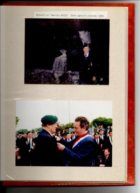2 post war photos of John Fairhurst 46RM Cdo.