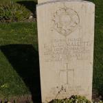 Trooper Ernest Raymond Cecil Mallett, No.3 Commando, Syracuse War Cemetery.