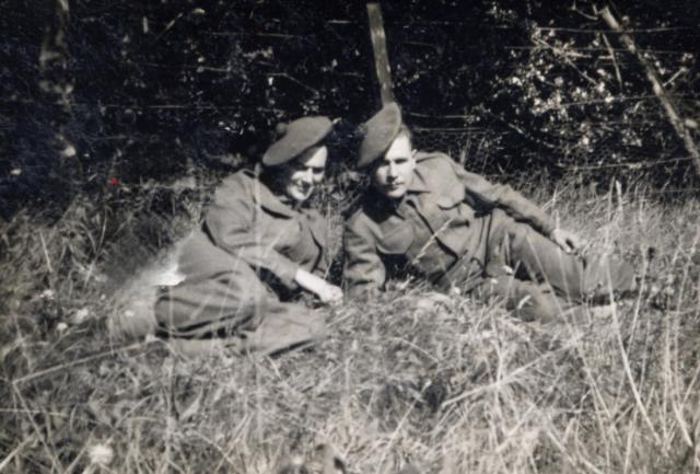 Joe Rogers and Ted Douglas, 5 Troop No.2 Commando. Both awarded the MM.