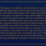 A description of the battle for ROTS that involved 46RM Cdo.