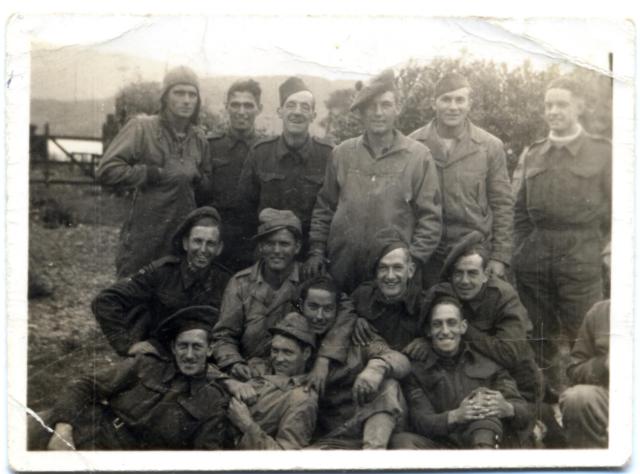 Some of No.2 Cdo with Americans, possibly in Scotland circa 1942.