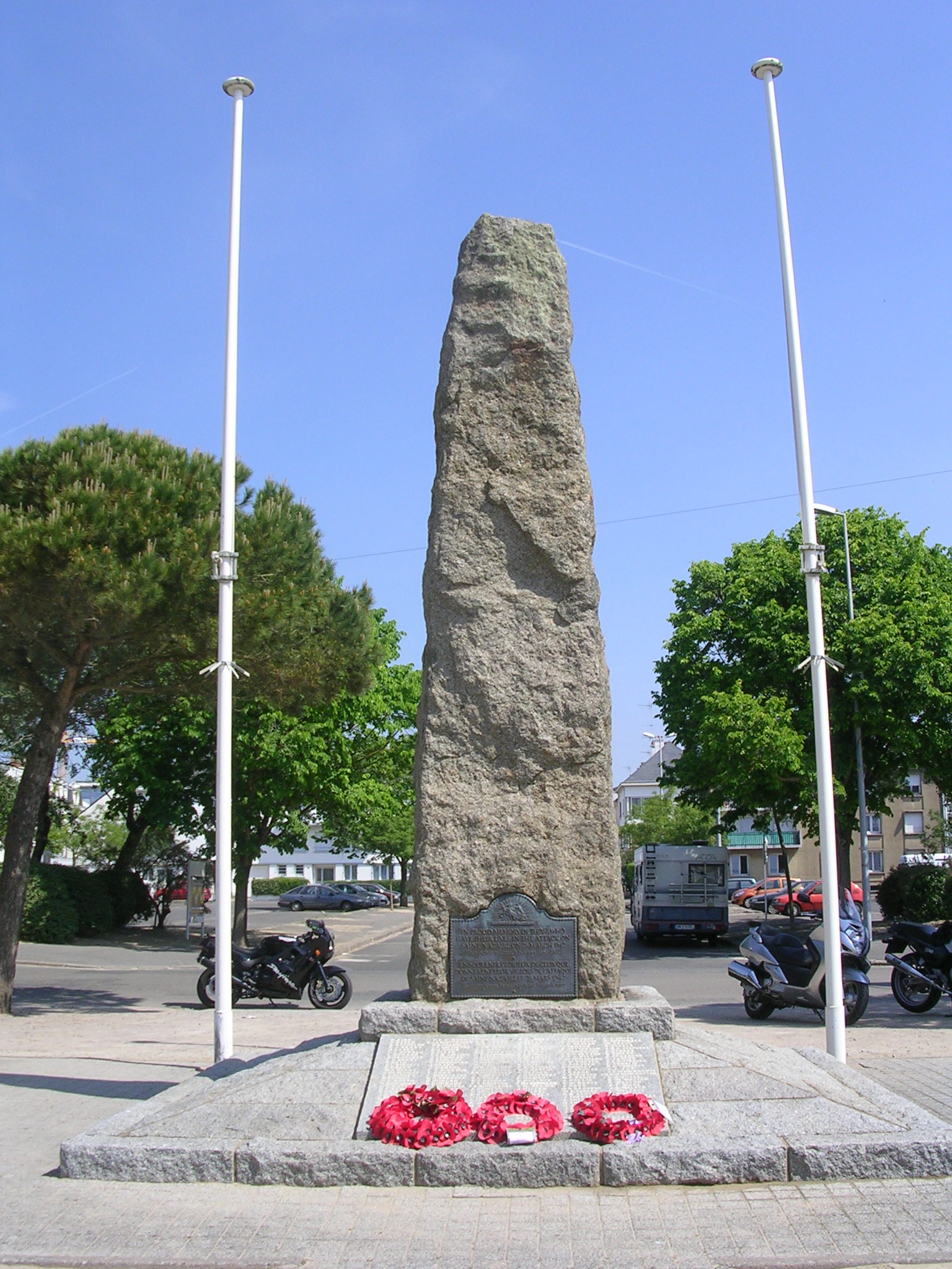 The Memorial for the fallen of Operation Chariot, St Nazaire