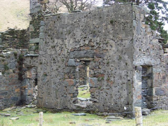 Plas Cwm Llan riddled by bullets