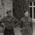 Capt. Donald Roy and Lieut. Richard 'Dickie' Morgan, Glenfinnan House , Fort William, Scotland.