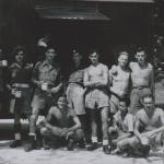 Richmond Matthews and fellow No.5 Cdo's, Castle Peak 1946 Hong Kong.