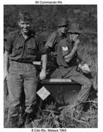 Harry Jackson and others, 8 Bty., RA ,Malaya, 1965