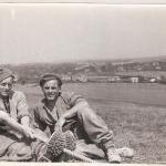 Oswald 'Micky' Rooney and J. Barry at Beachy Head.