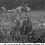 Bdr. Ron Sherwood and Gnr Harry Jackson, 8 Bty RA, Malaya,1965