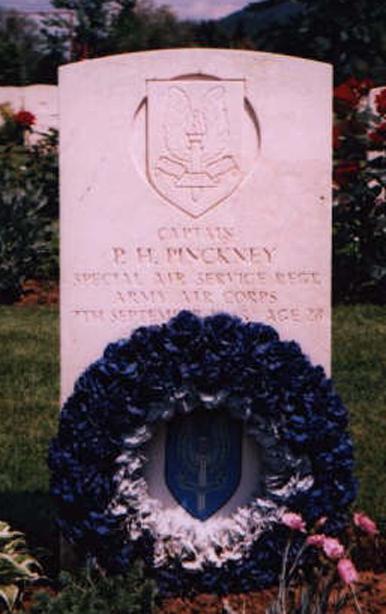 The grave of Captain Philip Hugh Pinckney