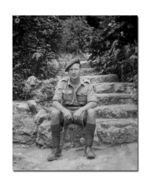 John Mavin No.2 Cdo. Alamedia Gardens, Gibraltar, 1943