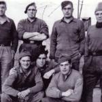 Lionel Hill (front right) and others from No.9 Commando