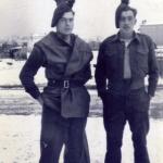 Lionel Hill and Jimmy Carten. No.9 Commando. Greece. New Years Day 1945.
